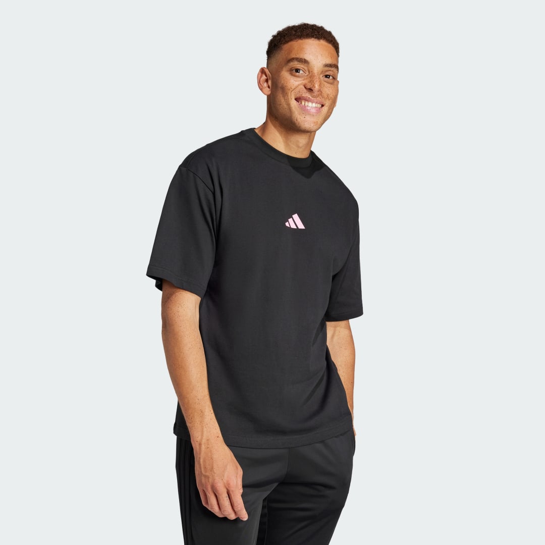 Тениска adidas Performance Fortnite x Black Short Sleeve Graphic T-Shirt Черно | JV9952, 0