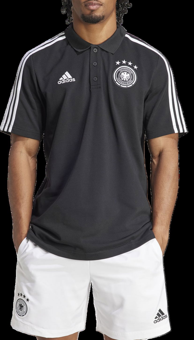 Тениска adidas Originals DFB DNA POLO SHIRT Сиво | iu2087