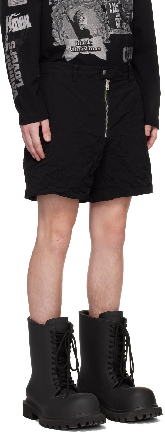 Къси панталони We11done We11done Crumpled Shorts Черно | WD-PT1-23-271-M-BK, 1
