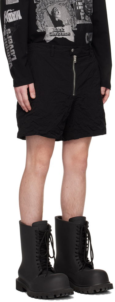 Къси панталони We11done We11done Crumpled Shorts Черно | WD-PT1-23-271-M-BK, 1