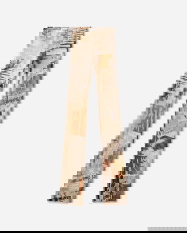 Клинове Jean Paul Gaultier Jean Paul Gaultier Journal Print Pants Бежово | 26-01-W-TR057-M013P 030830, 0