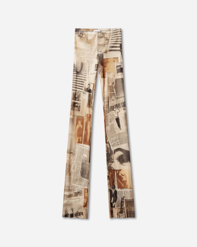 Jean Paul Gaultier Journal Print Pants