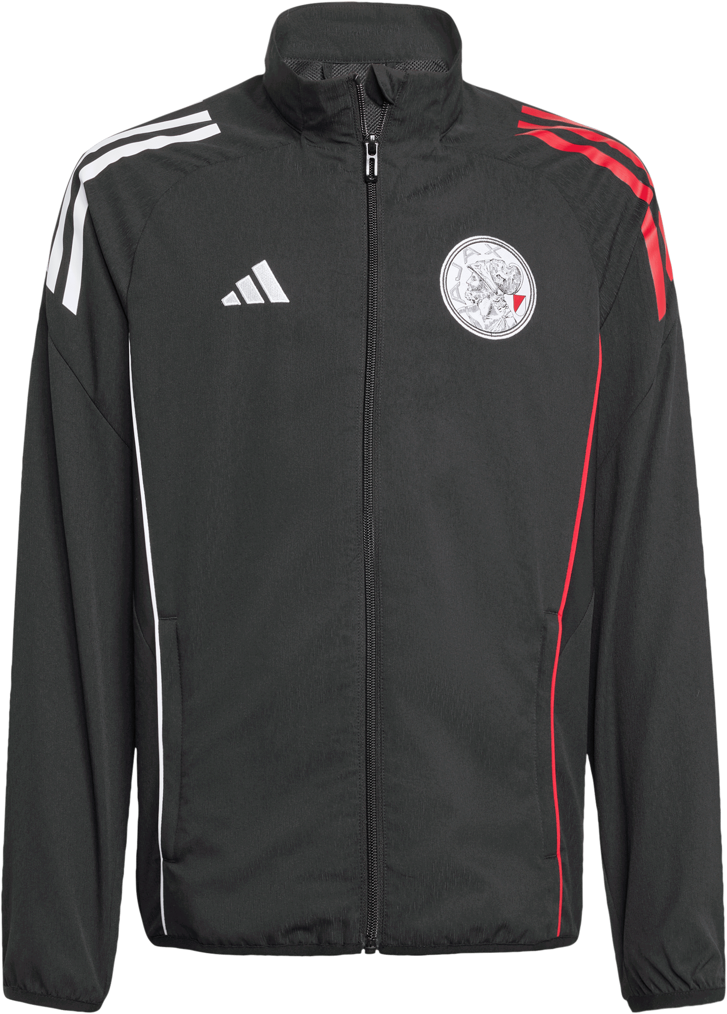 Ветровка adidas Originals Ajax Amsterdam Prematch Jacket Kids 2025/26 Черно | jp3187, 0