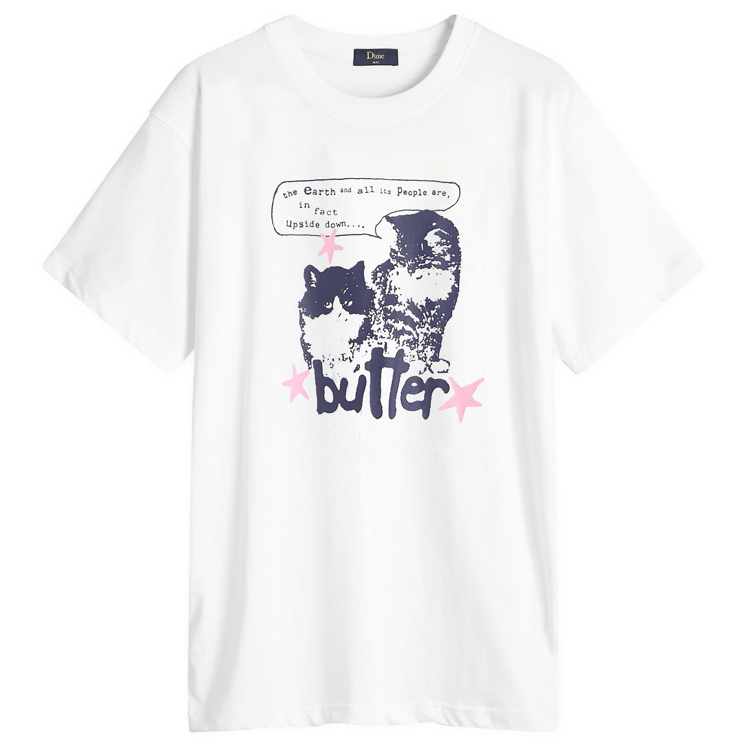 Тениска Butter Goods Upside Down Graphic T-Shirt White Бяло | BG243107-WHT, 0