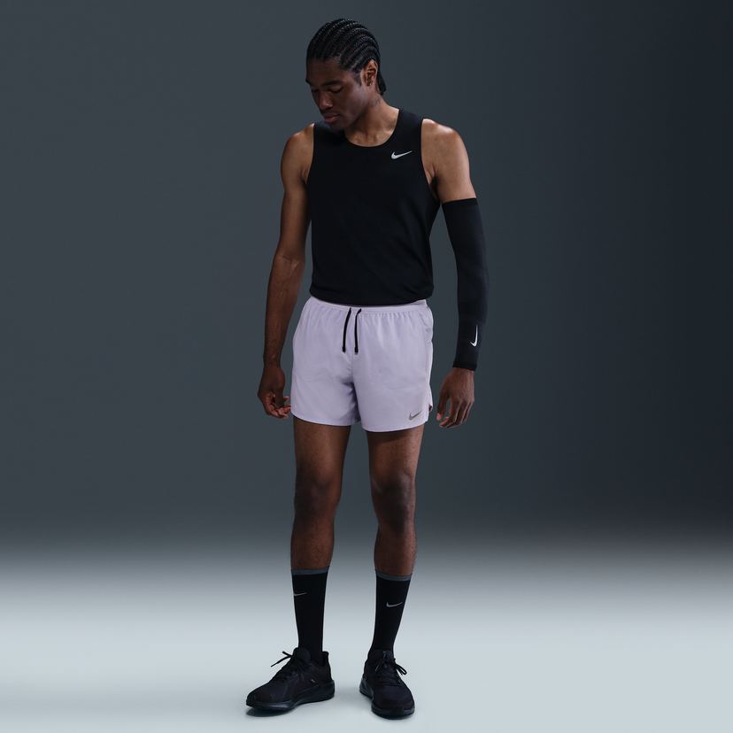 Къси панталони Nike Stride 5" Dri-FIT Running Shorts with Liner Лилаво | DM4755-515