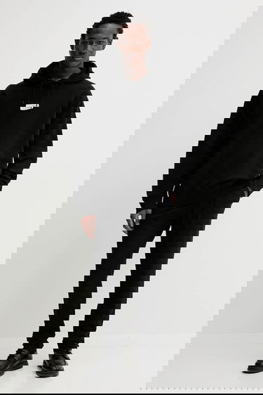 Суитчър Maison Margiela Smooth Hooded Sweatshirt MM6 Maison Margiela x MM6 Wardro Черно | SH0GU0033.M25025.900, 1