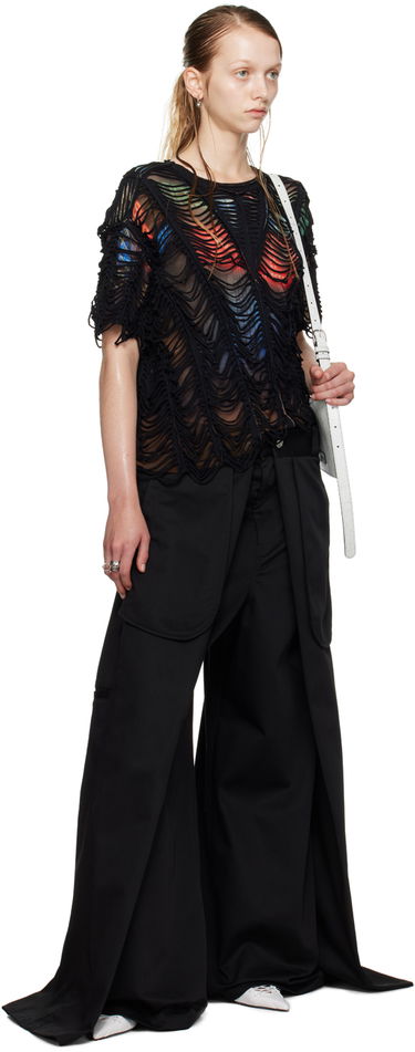 Тениска Jean Paul Gaultier Jean Paul Gaultier Shayne Oliver Edition 'The Slashed City' T-Shirt Черно | 24/27-U-TS079-T551-60405030, 4