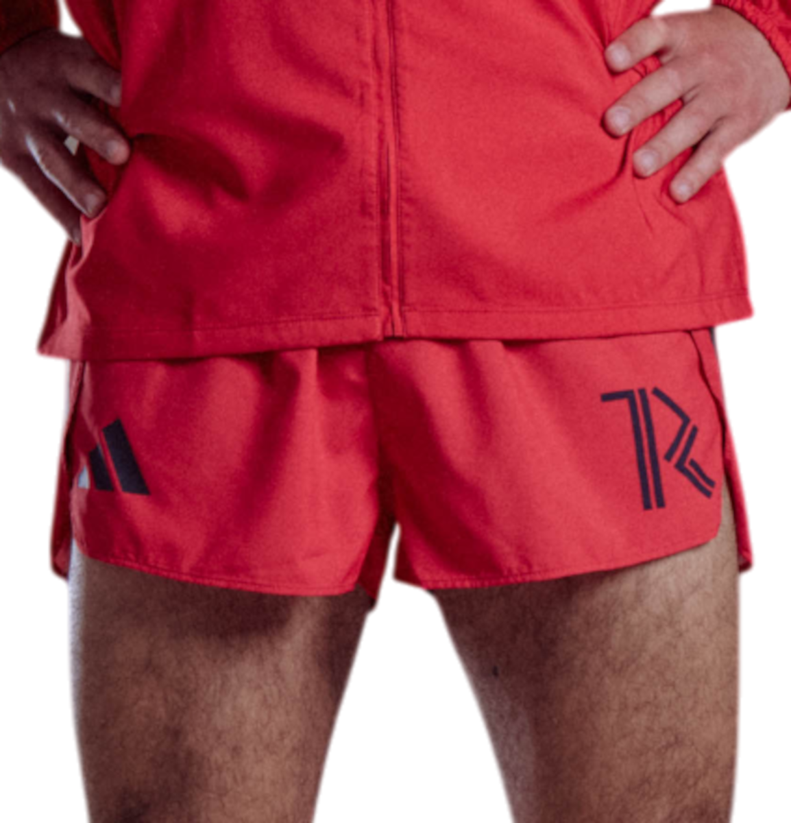 Къси панталони adidas Originals Adizero TRC x Top4Running 2 Inch Shorts Червено | it4460-trc, 0