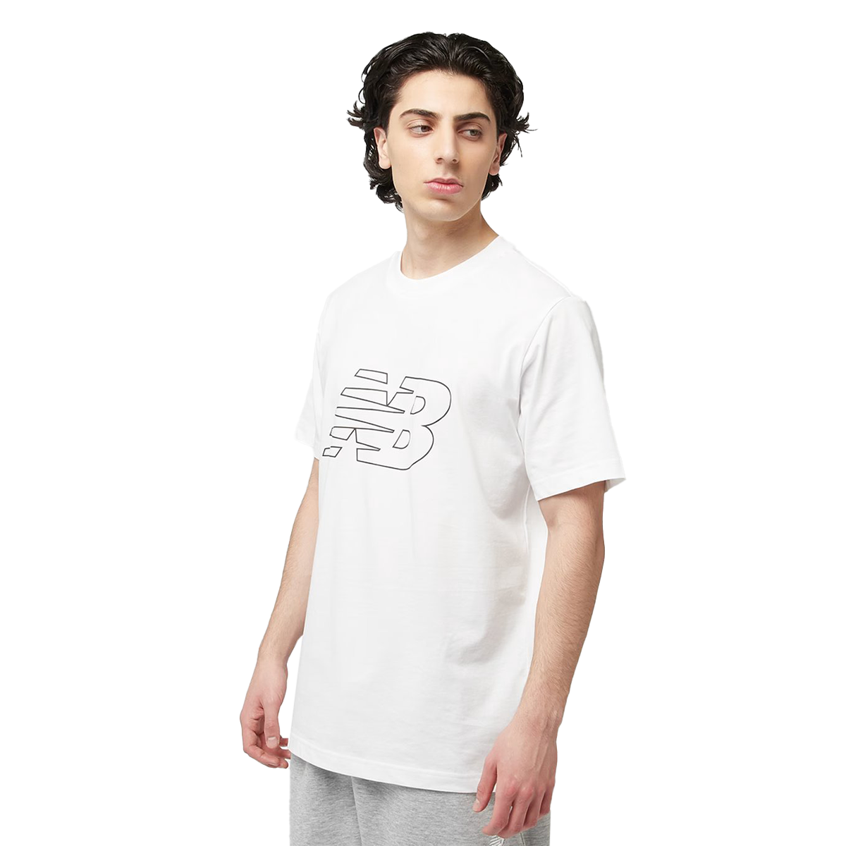 Тениска New Balance Flying NB T-Shirt Бяло | MT43931-WT, 0