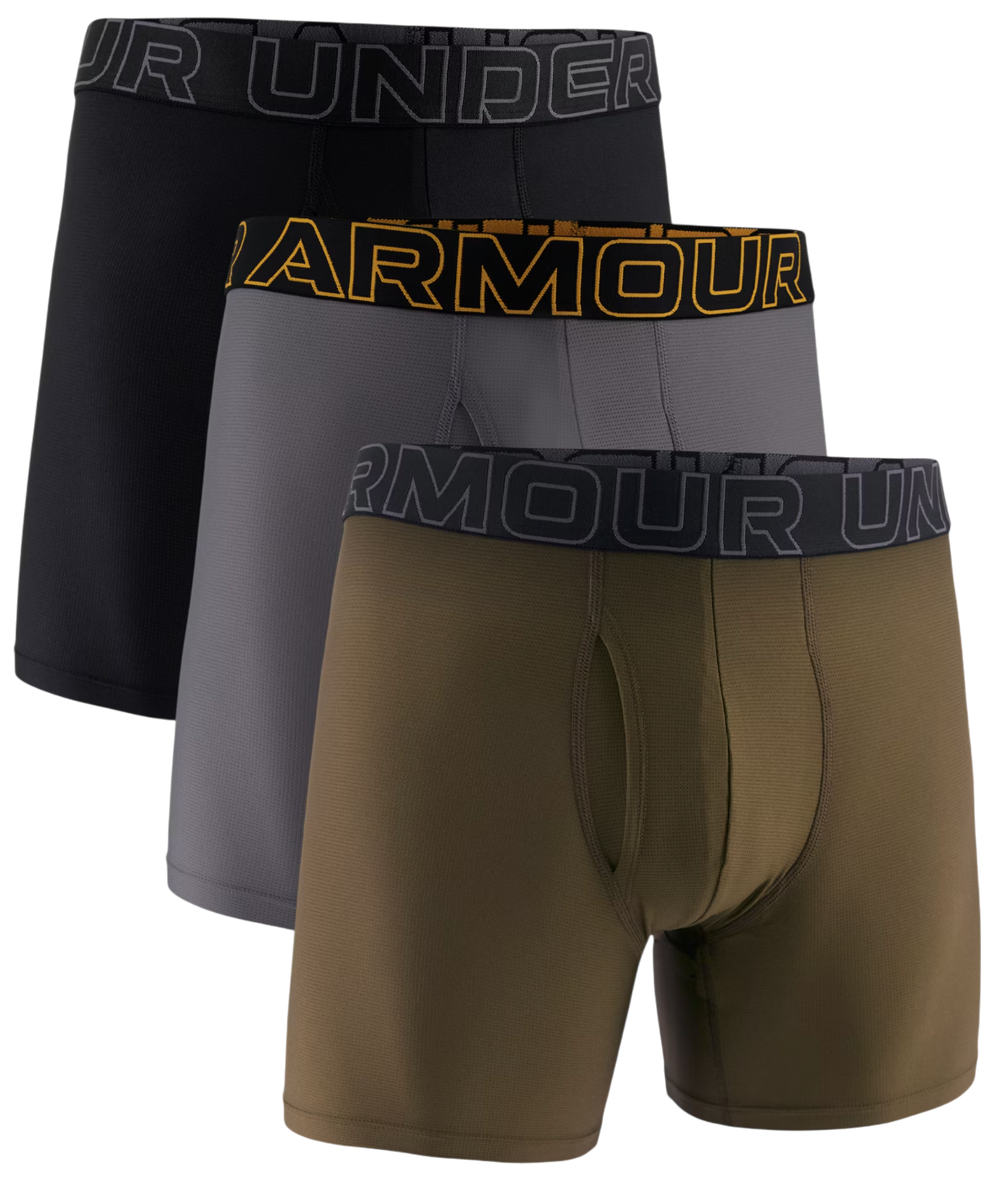 Боксерки Under Armour Under Armour SOLID 6in 3-Pack Boxer Shorts Многоцветен | 1383884-308, 0