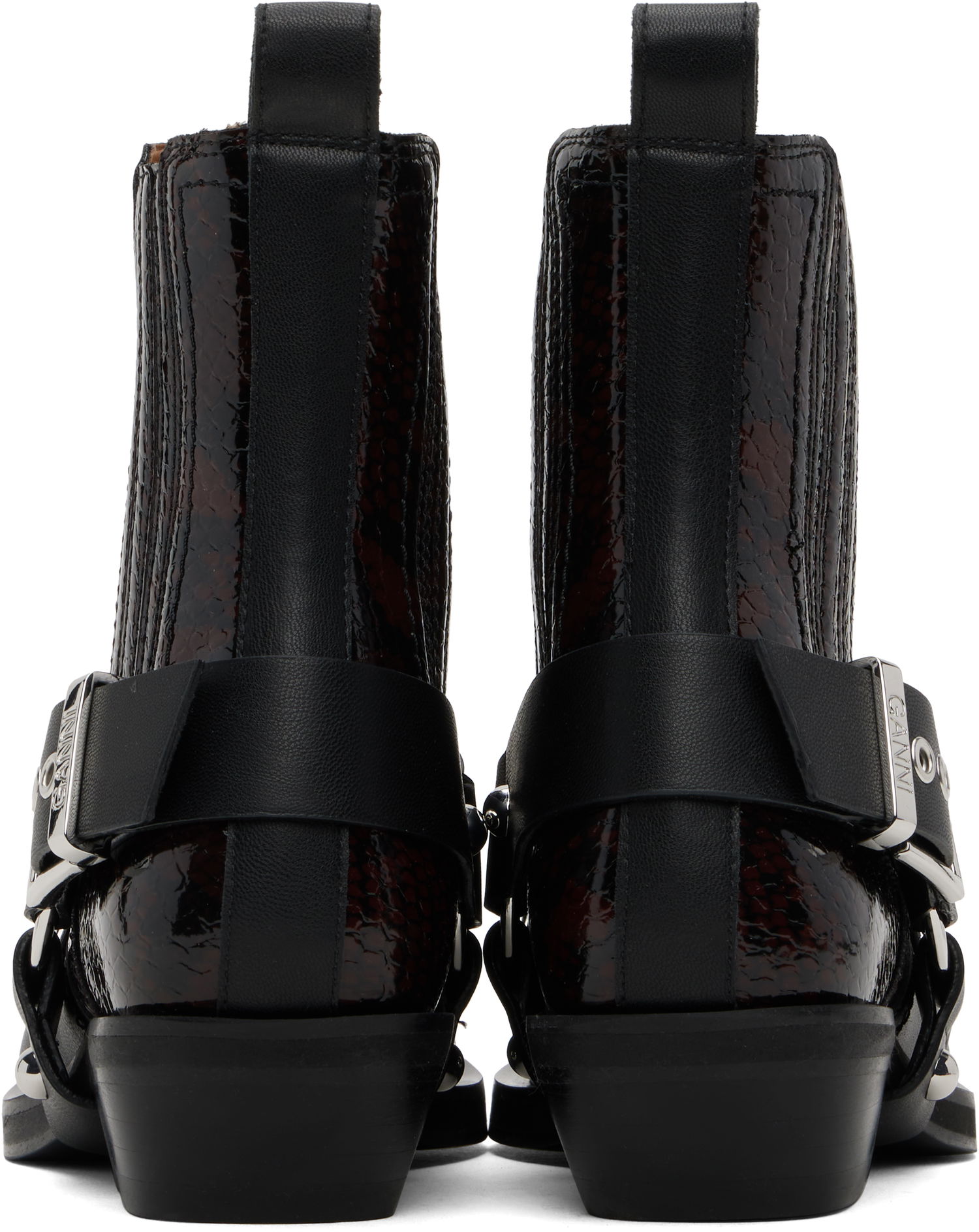 Аксесоари GANNI GANNI Low Cut Western Chelsea Boots Черно | S2855, 1