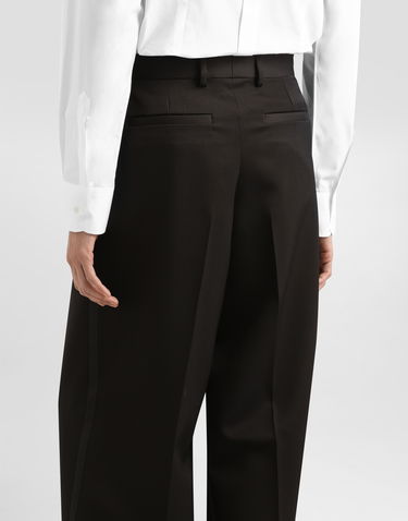 Панталони Dolce & Gabbana Wool Gabardine Trousers Черно | GP17DTFU21EN0000_1, 3