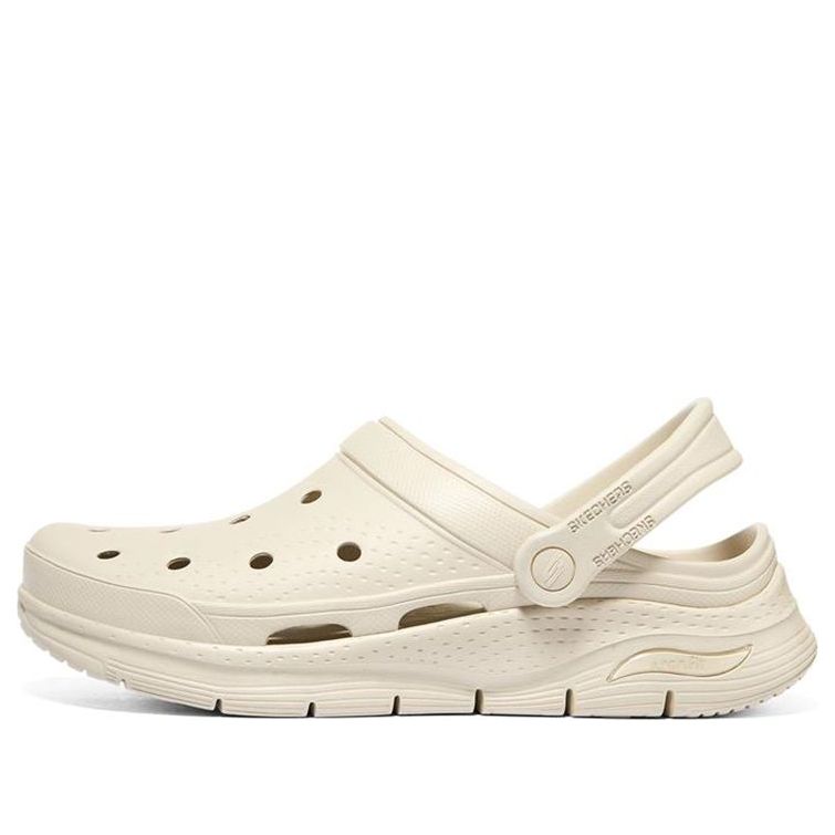 Кецове и обувки Skechers Arch Fit 'Valiant Clogs Бежово | 243160-NAT, 0