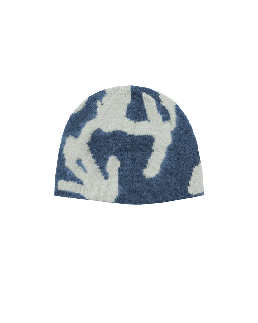 Шапка GRAMICCI Gramicci Runningman Mohair Burly Beanie Синьо | G5FA-151-MNI