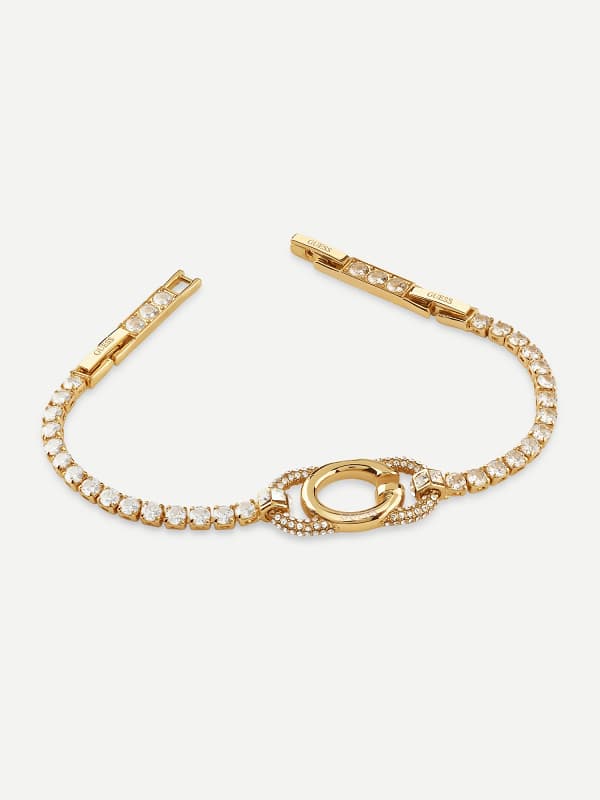 Гривна GUESS Sparkling Crystal Gold-Tone Bracelet Металик | JUBB04508JW