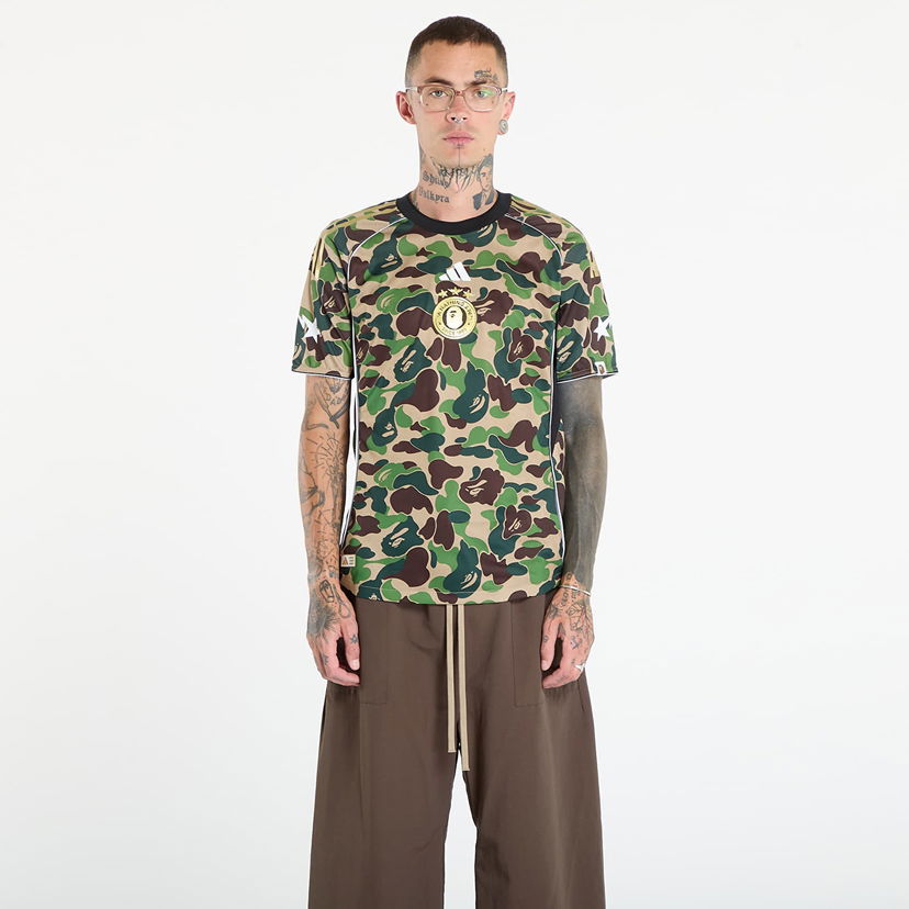 Тениска adidas Originals adidas x Bape Jersey T-Shirt Зелено | KB2202