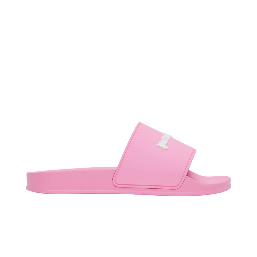 Кецове и обувки Palm Angels Logo Pool Slides Розово | PWIC013C99MAT0016868
