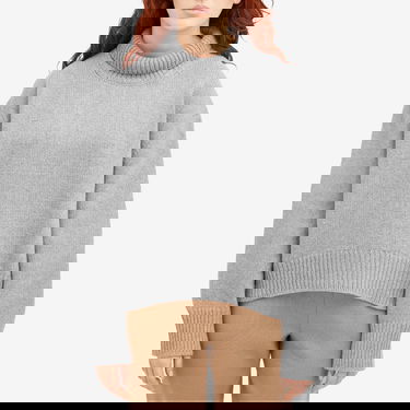 Пуловер PANGAIA Recycled Cashmere Chunky Turtleneck Sweater X-Large Сиво | 100006729268, 2