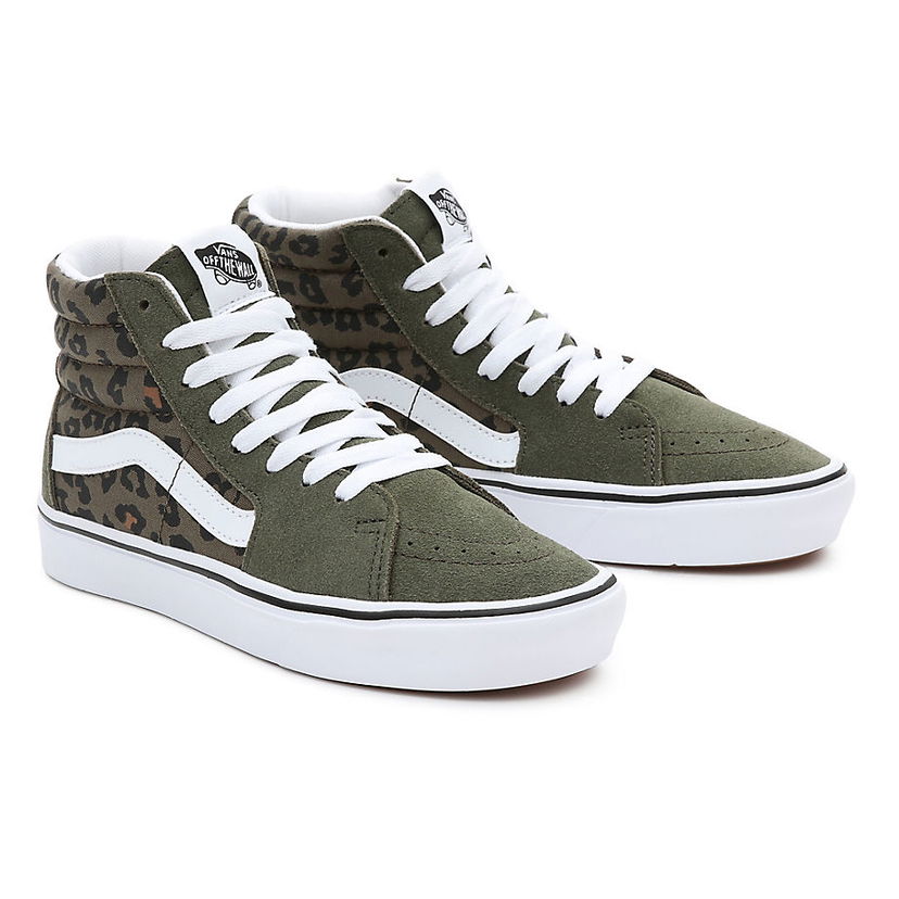 Кецове и обувки Vans Comfycush Sk8-Hi Grape Leaf Зелено | VN0A7TNOKCZ