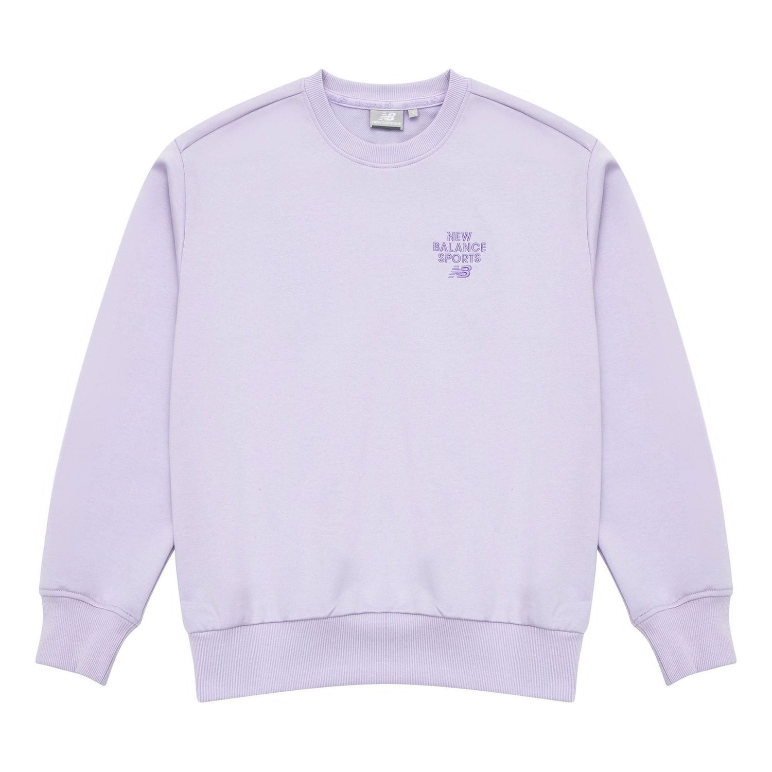 Пуловер New Balance Logo Print Pullover Лилаво | 5CD12152-DV, 0