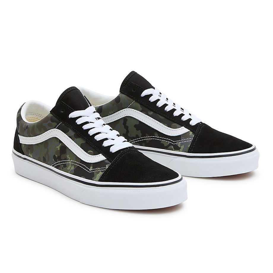 Кецове и обувки Vans Chaussures Rain Camo Черно | VN0007NTBGK, 0