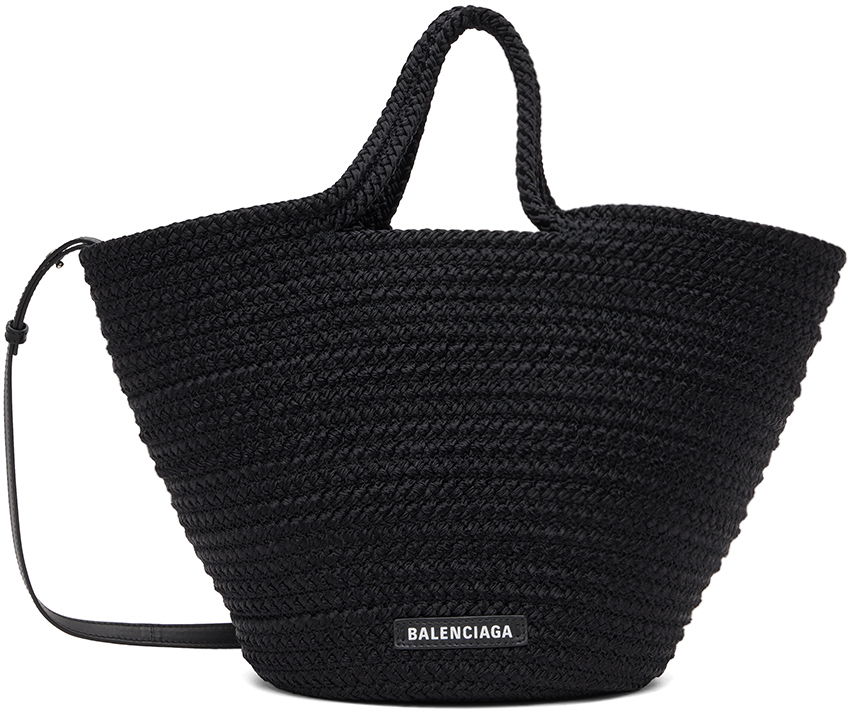 Голяма пазарска чанта Balenciaga Medium Ibiza Tote Bag Черно | 695611 21097, 0