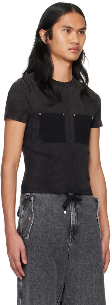 Тениска Dion Lee Sprayed Shrunken Rivet T-Shirt Зелено | C3168PS24, 4