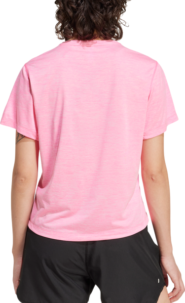 Тениска adidas Originals Own the Run Melange Running T-Shirt Розово | jl8723, 1