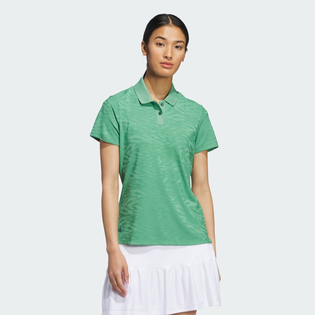 Поло тениска adidas Performance Ultimate365 Jacquard Golf Polo Shirt Зелено | IS9745, 0