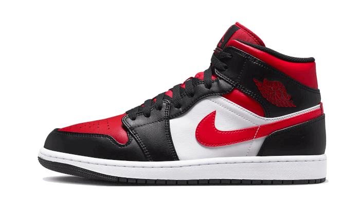 Кецове и обувки Jordan Air Jordan 1 Mid "Bred Toe" Черно | 554724-079, 0