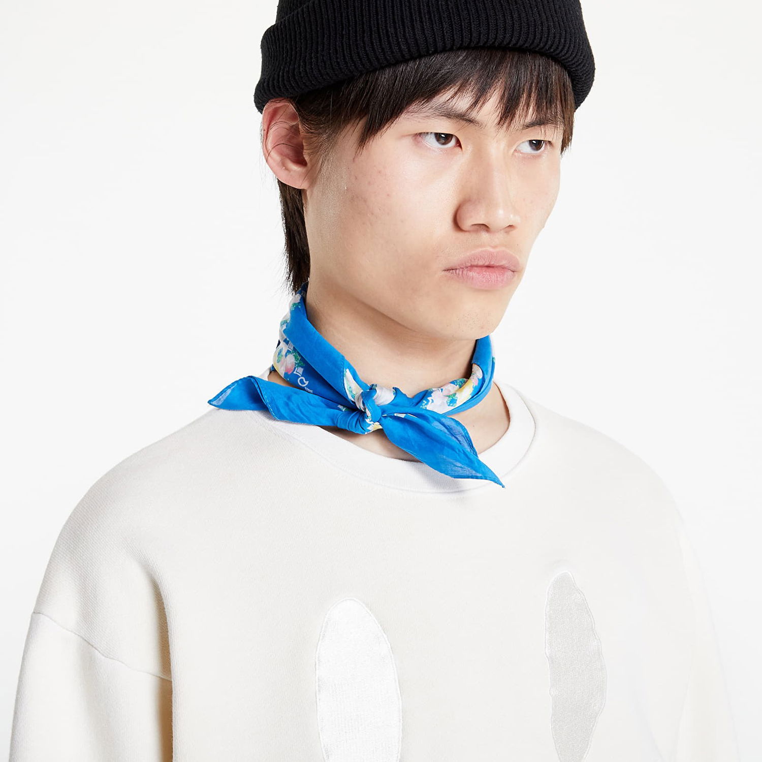Суитчър MARKET Smiley Oversized Crewneck Sweatshirt Бяло | 396000834 1228, 0