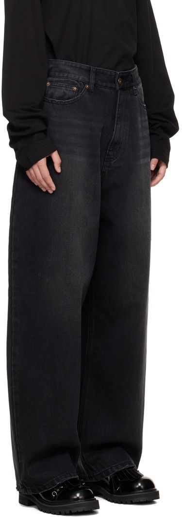 Дънки We11done We11done Washed Loose-Fit Jeans Черно | WD-DP2-24-349-W-BK, 1