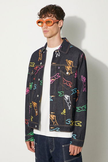 Яке BBC IceCream ICECREAM Running Dog Denim Trucker Jacket Тъмно синьо | IC24245, 3