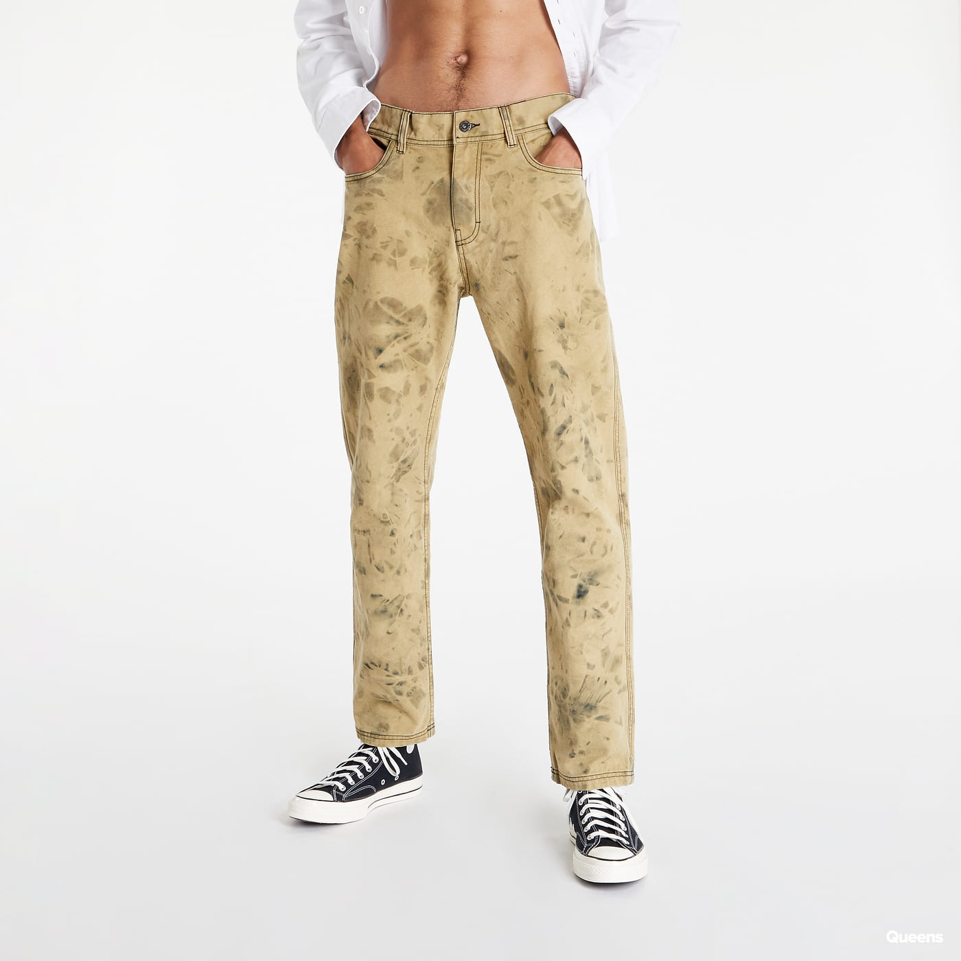 Панталони Pleasures Locust Twill Pant Бежово | P22SU023 Yellow, 0