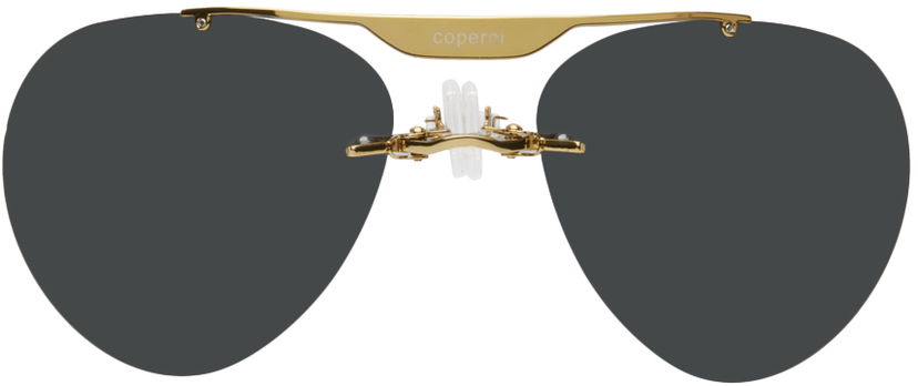 Слънчеви очила Coperni Designer Clip-On Sunglasses Металик | COPSG03732