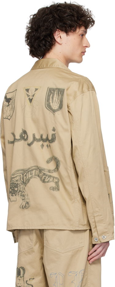 Яке Neighborhood Neighborhood Memorial Coverall Jacket Бежово | 251AQNH-JKM01, 2