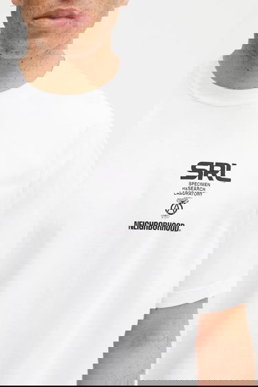 Тениска Neighborhood NEIGHBORHOOD SRL SS-1 Printed T-Shirt Бяло | 252PCNH.ST18, 3