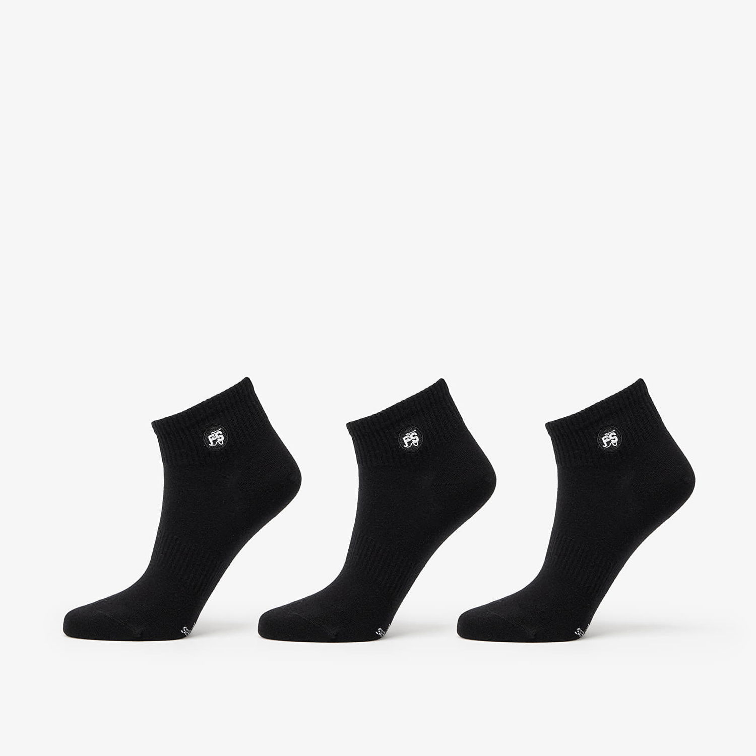 Чорапи Footshop Ankle Socks 3-Pack Black Черно | FTSHP_374, 0