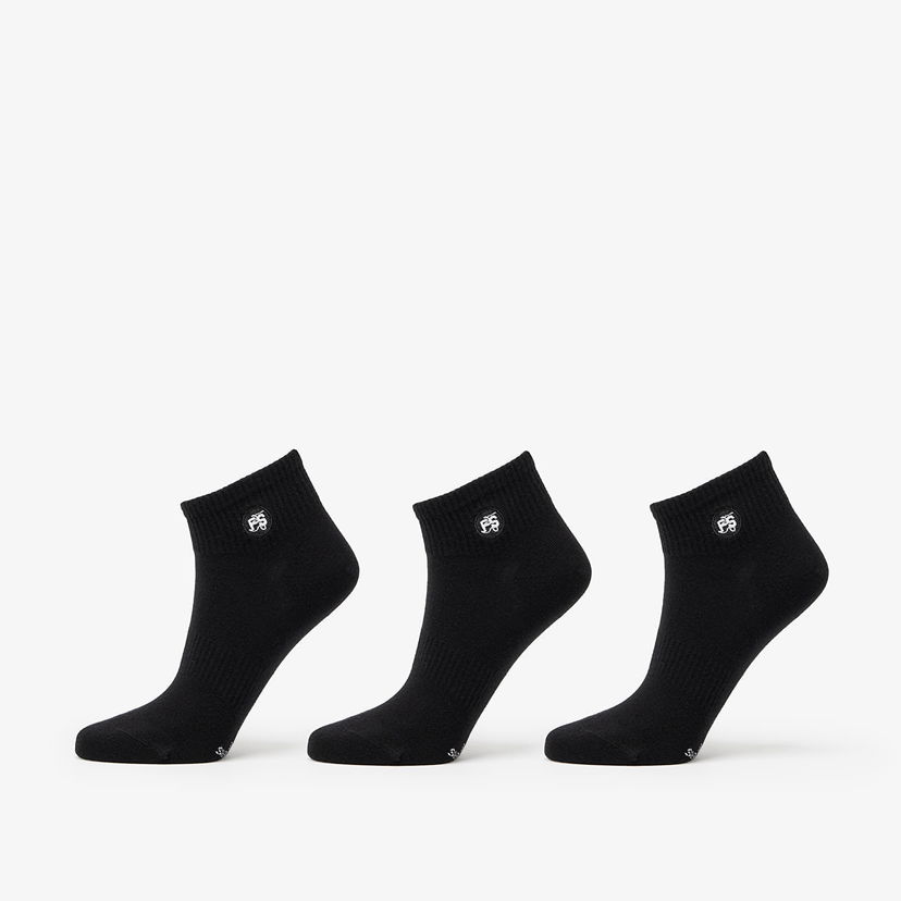 Чорапи Footshop Ankle Socks 3-Pack Black Черно | FTSHP_374