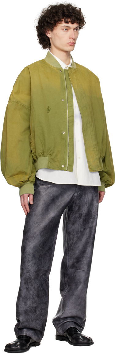 Яке бомбър JW Anderson JW Anderson Relaxed Cotton Bomber Jacket Зелено | JK0382-PG1767, 3