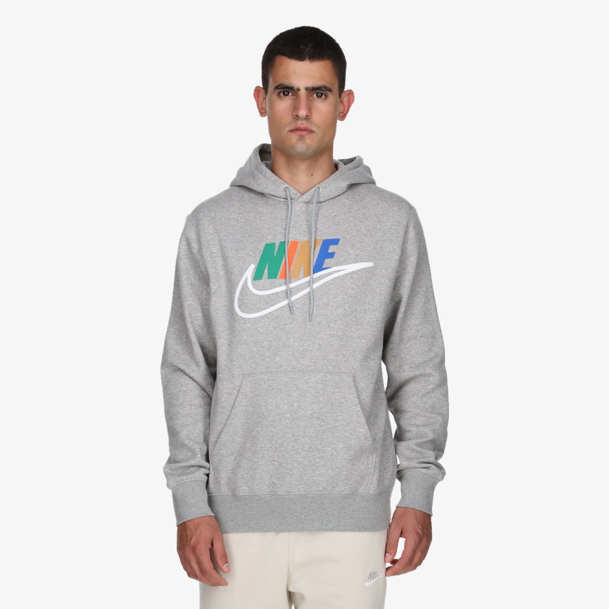 Суитчър Nike Nike Club Futura Block Hoodie Сиво | FZ0772-063, 1