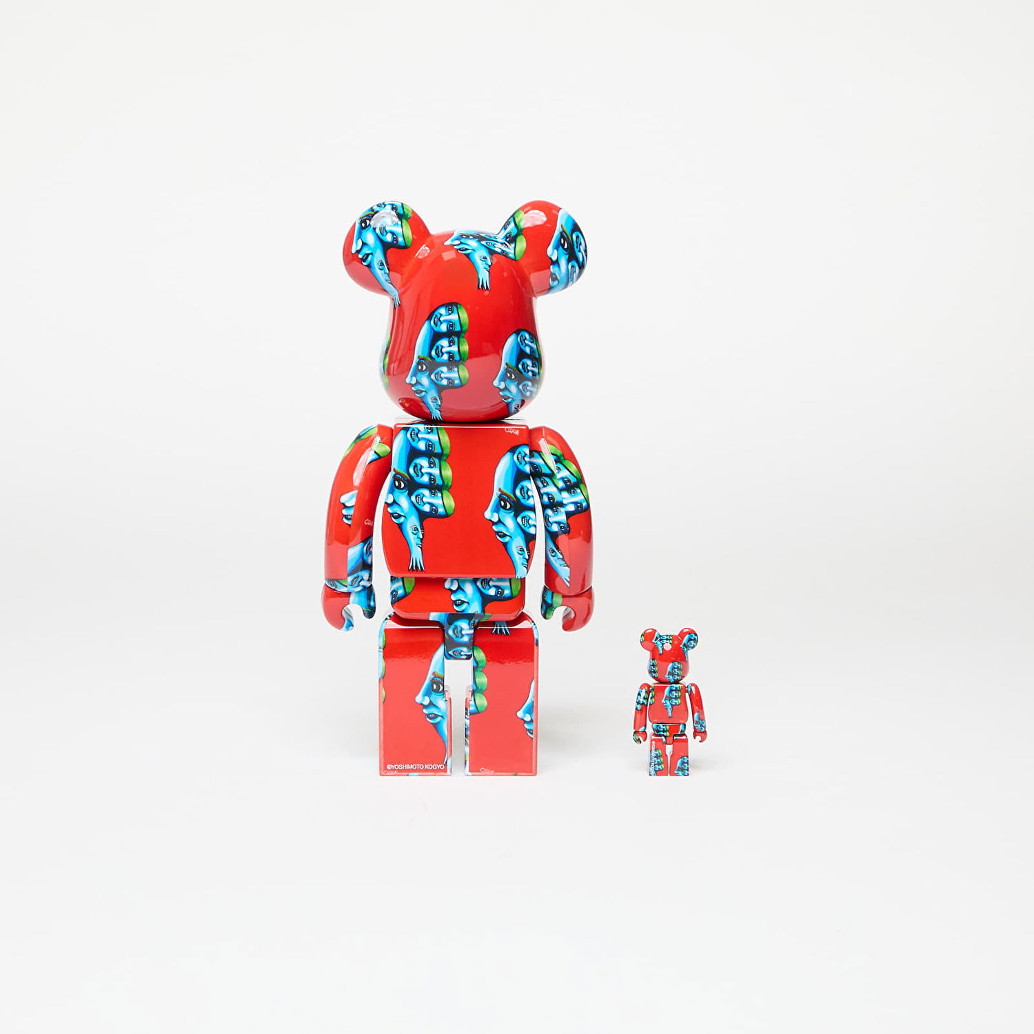 Колекционерско Medicom Toy BE@RBRICK Yoshimoto Kogyo Cookie 100% & 400% Set Red Многоцветен | 4530956613314, 1