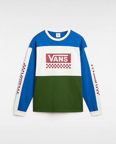 Тениска Vans Premium Branded Panel Long Sleeve T-shirt (douglas Fir) Men Green, Size L Многоцветен | VN000K2KBXU, 0