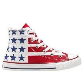 Кецове и обувки Converse Converse Chuck Taylor All Star High Top American Flag Print Многоцветен | 667794F, 0