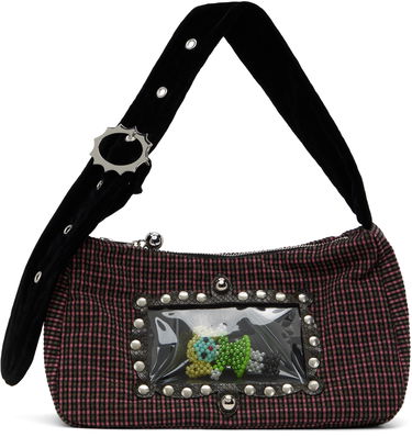 Чанта през рамо Chopova Lowena Chopova Lowena Mommy Mini Bag with Beaded Charm Многоцветен | 6444, 0