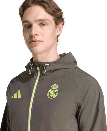 Яке adidas Performance Real Madrid Tiro 25 Competition Travel Jacket Зелено | JV5322, 3