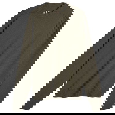Пуловер Rick Owens Rick Owens Knit Crew Sweater Зелено | RU02E1684-WSBR-25, 1