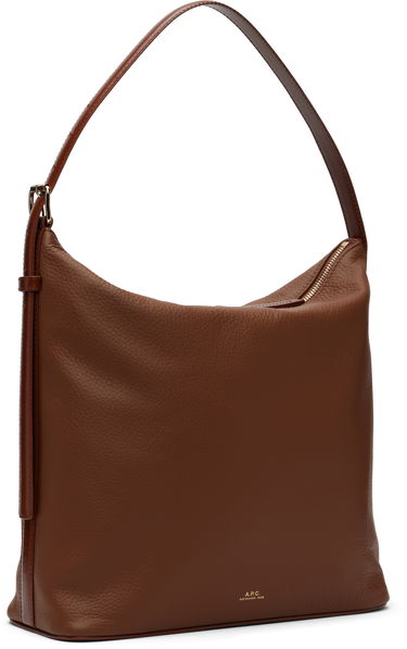 Чанта през рамо A.P.C. Leather Shoulder Bag Черно | PXCBL-F61902, 4