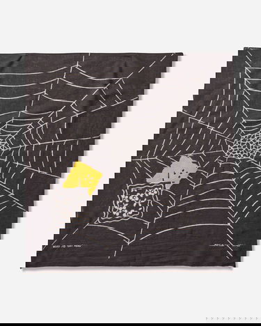 Шал KAPITAL Fastcolor Selvedge Bandana Spider Peckish Черно | K2504BA529 BLACK, 4