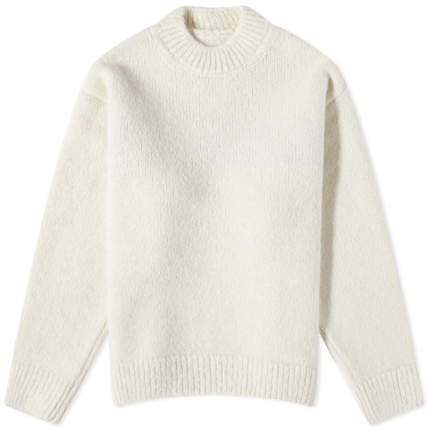 Суитчър Jacquemus Pavane Logo Crew Off Бяло | 23H236KN284-2329-110, 0
